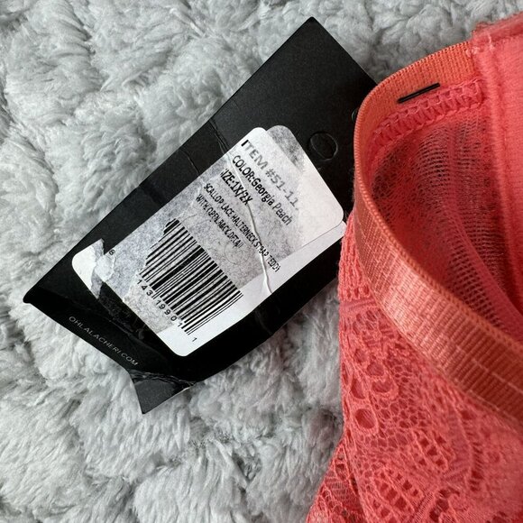 Oh La La Cheri Plus Size Coral Sexy Lace Bodysuit Lingerie 1X/2X Women - Picture 6 of 14